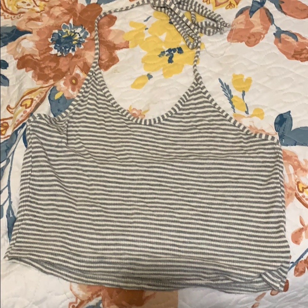 Stripe halter top